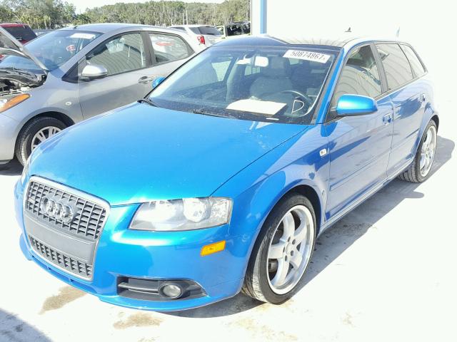 WAUHF78P68A193432 - 2008 AUDI A3 2.0 BLUE photo 2