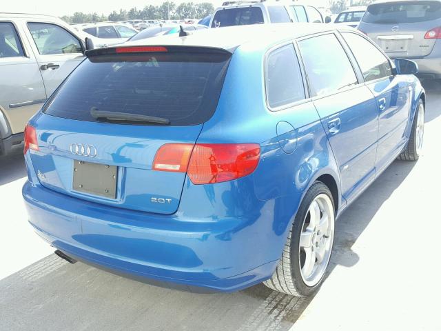 WAUHF78P68A193432 - 2008 AUDI A3 2.0 BLUE photo 4