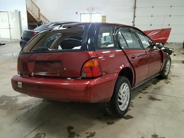 1G8ZK8270WZ297294 - 1998 SATURN SW2 RED photo 4