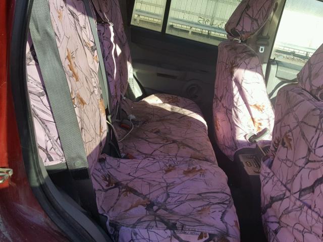 1J8HG48K46C245668 - 2006 JEEP COMMANDER MAROON photo 6