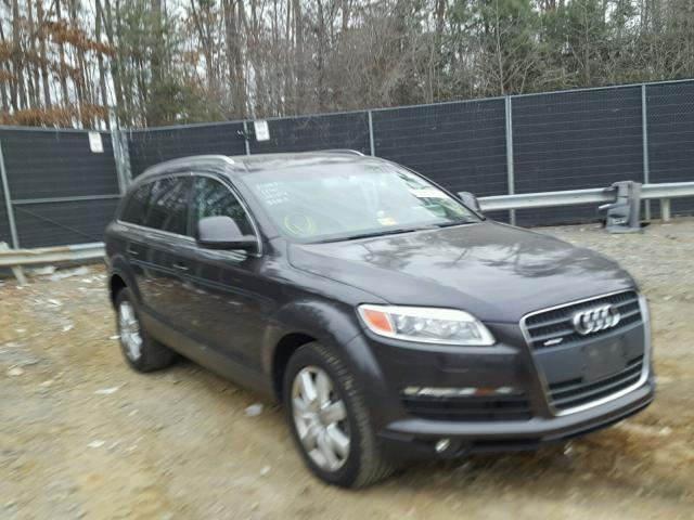 WA1BY74L87D057378 - 2007 AUDI Q7 3.6 QUA GRAY photo 1