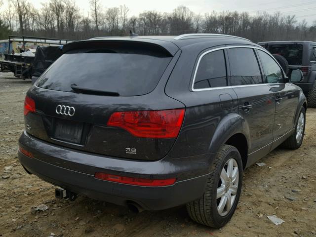 WA1BY74L87D057378 - 2007 AUDI Q7 3.6 QUA GRAY photo 4