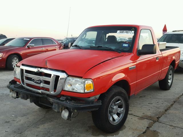 1FTYR10U56PA50149 - 2006 FORD RANGER RED photo 2