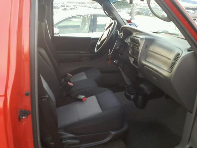 1FTYR10U56PA50149 - 2006 FORD RANGER RED photo 5