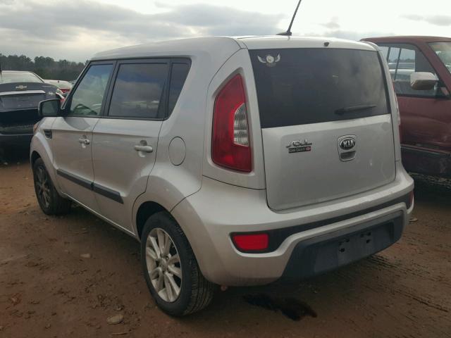 KNDJT2A66D7548978 - 2013 KIA SOUL + SILVER photo 3