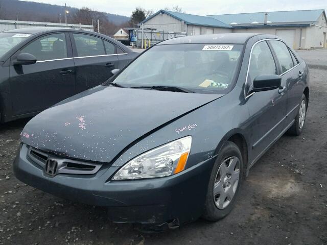 1HGCM55485A088325 - 2005 HONDA ACCORD LX GREEN photo 2