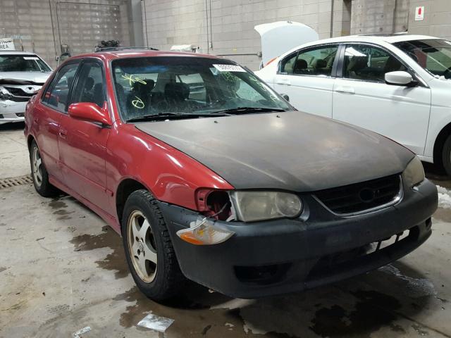 1NXBR12E62Z588183 - 2002 TOYOTA COROLLA CE MAROON photo 1