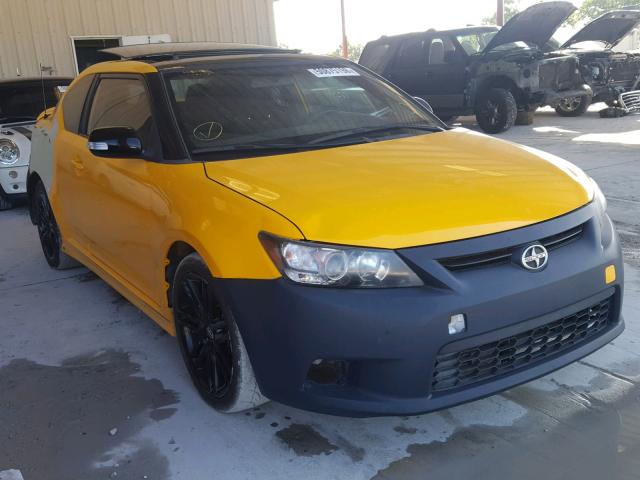 JTKJF5C74C3023687 - 2012 TOYOTA SCION TC 黄色 照片 1