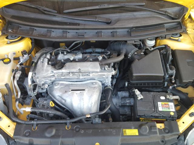 JTKJF5C74C3023687 - 2012 TOYOTA SCION TC 黄色 照片 7