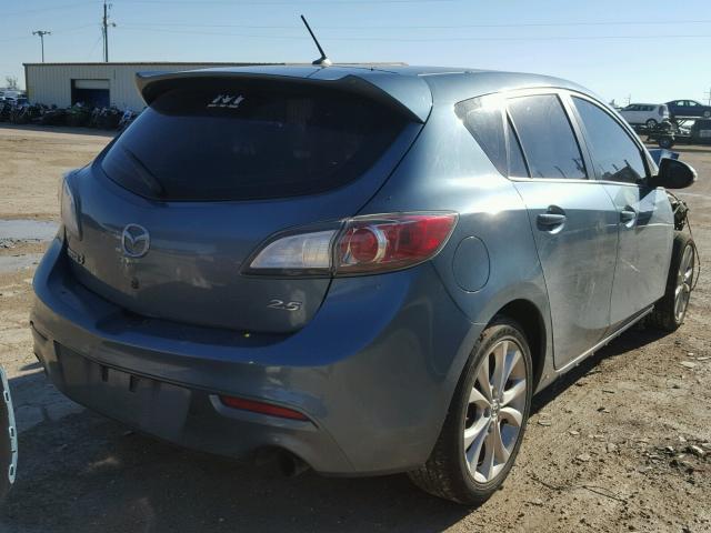 JM1BL1H5XA1191654 - 2010 MAZDA 3 S BLUE photo 4