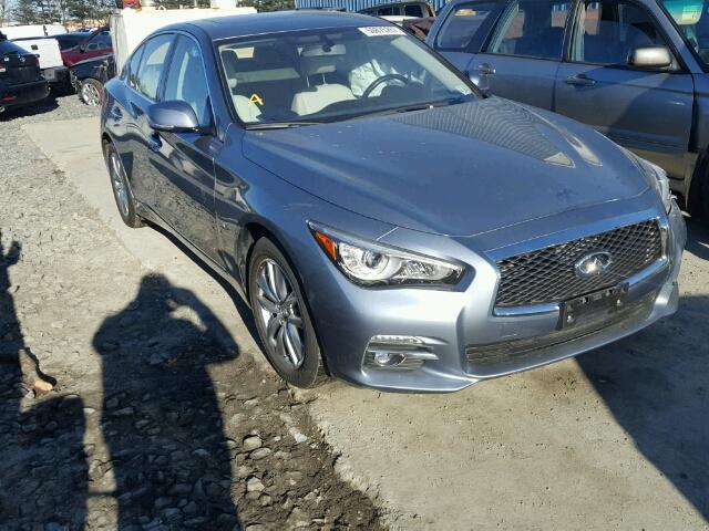 JN1BV7AR2FM398915 - 2015 INFINITI Q50 BASE BLUE photo 1