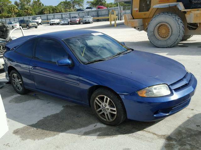 1G1JH12F937335623 - 2003 CHEVROLET CAVALIER L BLUE photo 1