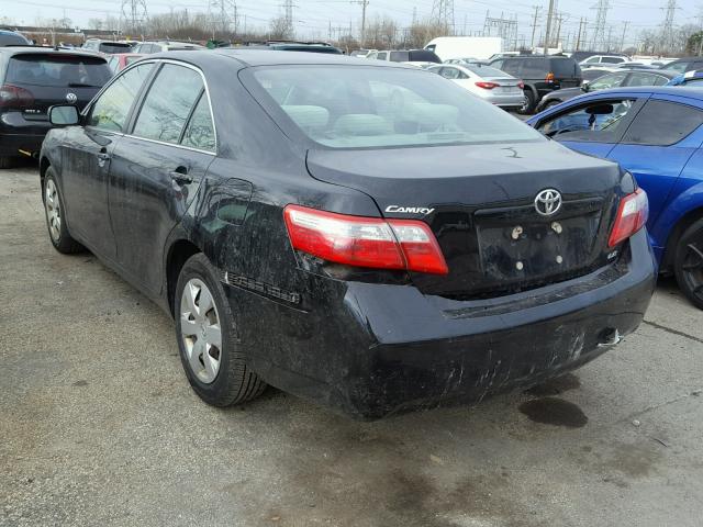 4T4BE46KX9R070798 - 2009 TOYOTA CAMRY BASE BLACK photo 3