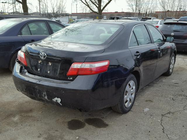 4T4BE46KX9R070798 - 2009 TOYOTA CAMRY BASE BLACK photo 4
