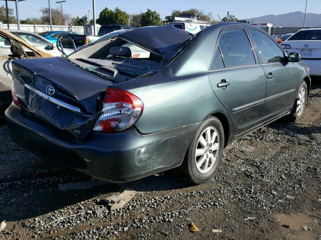 4T1BF30K72U525008 - 2002 TOYOTA CAMRY LE GREEN photo 4