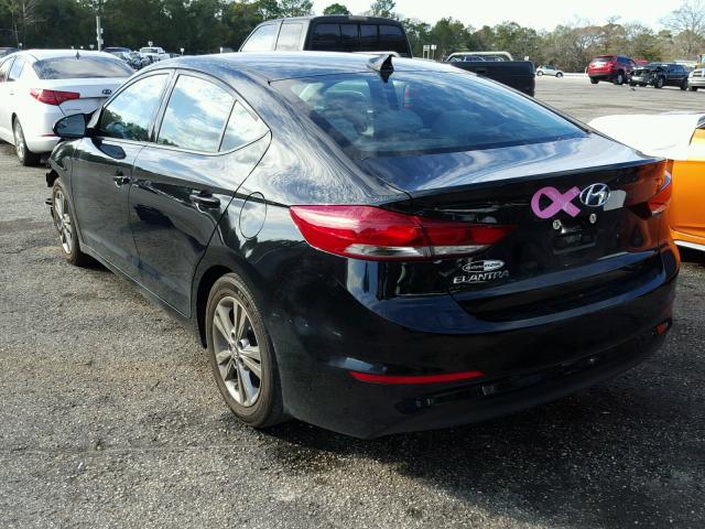 5NPD84LF3HH045580 - 2017 HYUNDAI ELANTRA SE BLACK photo 3