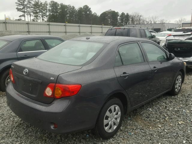 1NXBU4EE0AZ331627 - 2010 TOYOTA COROLLA BA GRAY photo 4