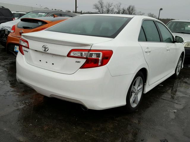 4T1BF1FK1EU467879 - 2014 TOYOTA CAMRY L WHITE photo 4