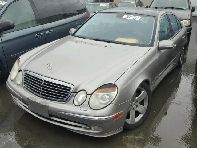 WDBUF70J83A299168 - 2003 MERCEDES-BENZ E 500 SILVER photo 2