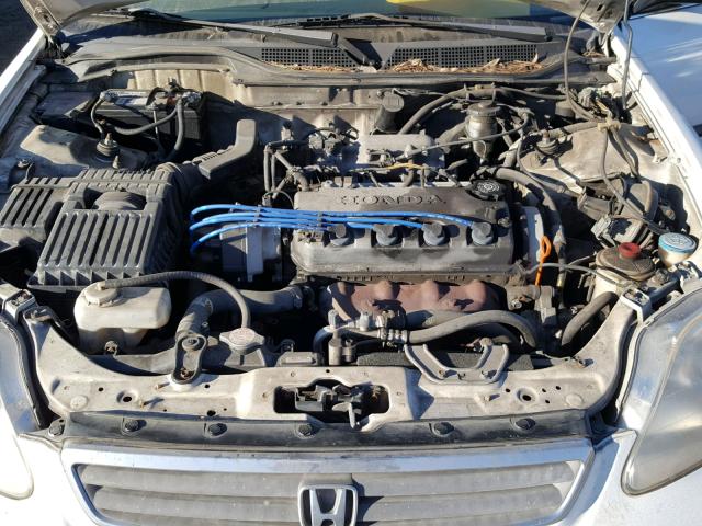 1HGEN1646XL000439 - 1999 HONDA CIVIC GX WHITE photo 7