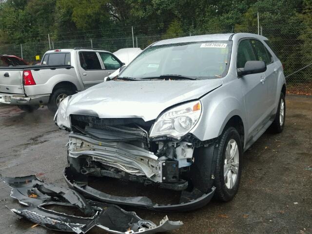 2GNALAEK7E6330462 - 2014 CHEVROLET EQUINOX LS SILVER photo 2