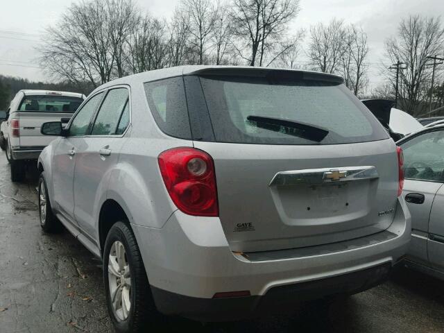 2GNALAEK7E6330462 - 2014 CHEVROLET EQUINOX LS SILVER photo 3