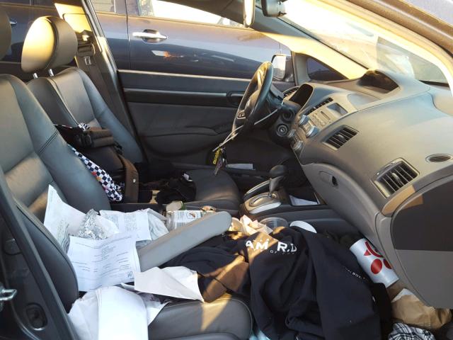 19XFA1F94AE039105 - 2010 HONDA CIVIC EXL GRAY photo 5