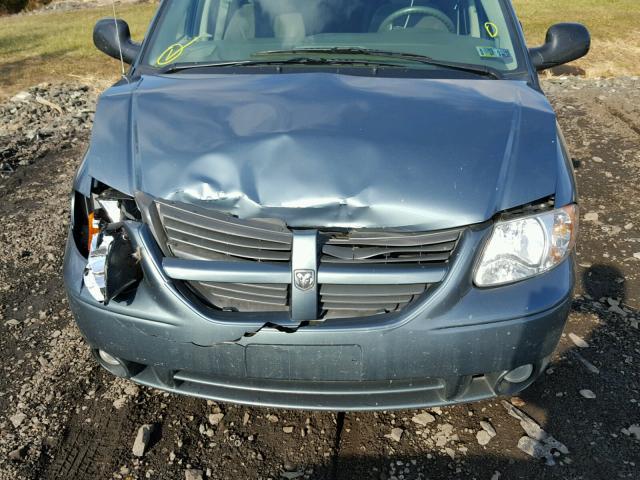 2D4GP44L66R790699 - 2006 DODGE GRAND CARA BLUE photo 7