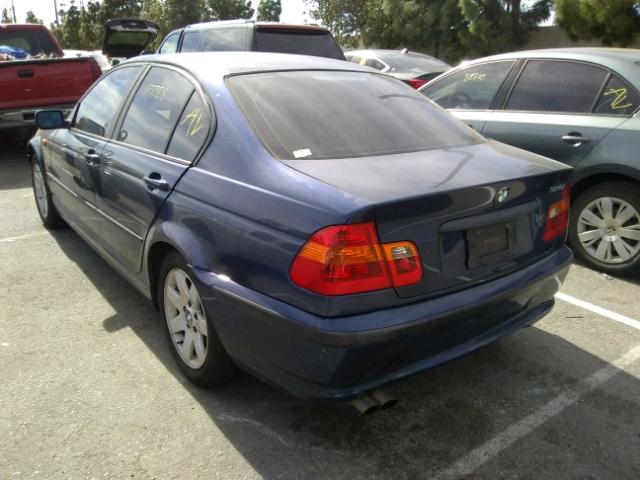 WBAET37424NJ47482 - 2004 BMW 325I BLUE photo 3