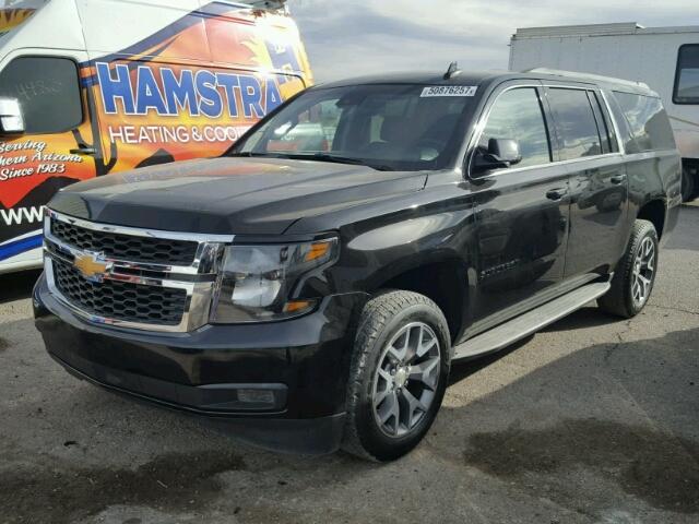 1GNSKHKC8GR135913 - 2016 CHEVROLET SUBURBAN K BLACK photo 2