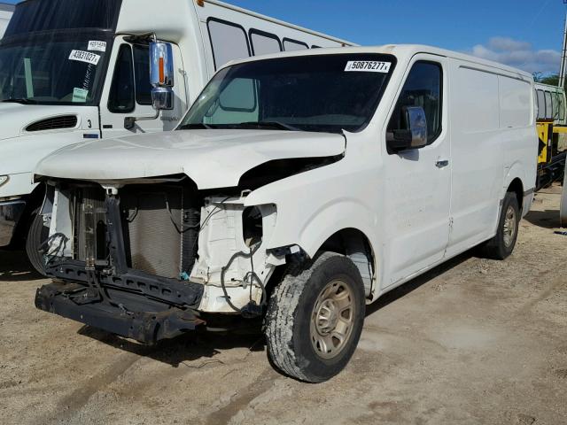 1N6BF0KY0CN109122 - 2012 NISSAN NV 1500 WHITE photo 2