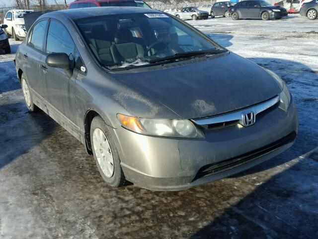 2HGFA16377H010160 - 2007 HONDA CIVIC DX GRAY photo 1