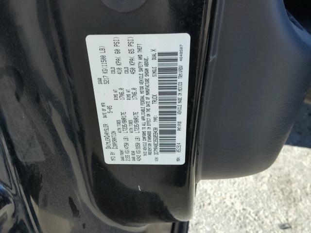 3D7MR48C35G859430 - 2005 DODGE RAM 3500 S BLACK photo 10