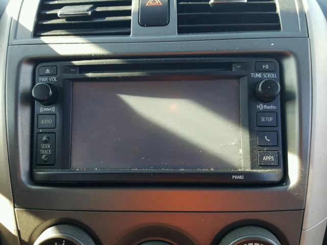 2T1BU4EE2DC078574 - 2013 TOYOTA COROLLA BA ORANGE photo 9