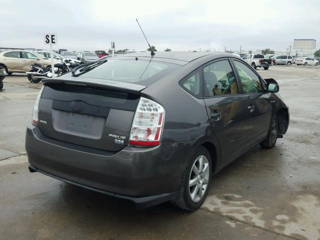 JTDKB20U373250004 - 2007 TOYOTA PRIUS GRAY photo 4