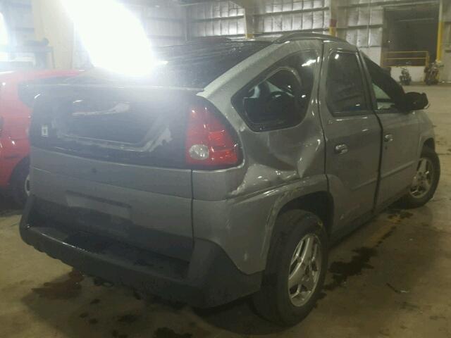 3G7DA03E23S514742 - 2003 PONTIAC AZTEK SILVER photo 4