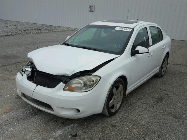 1G1AF5F51A7228013 - 2010 CHEVROLET COBALT 2LT WHITE photo 2