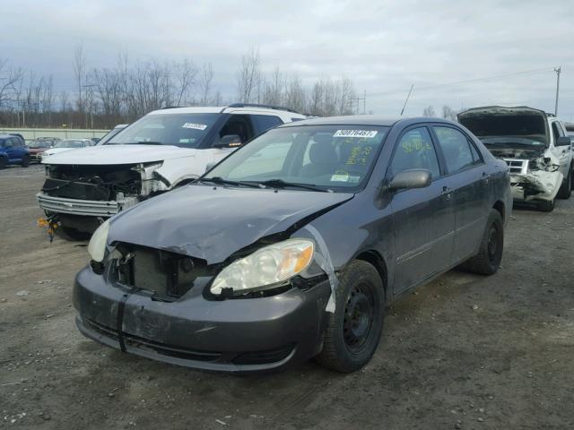 2T1BR32E17C794757 - 2007 TOYOTA COROLLA CE GRAY photo 2