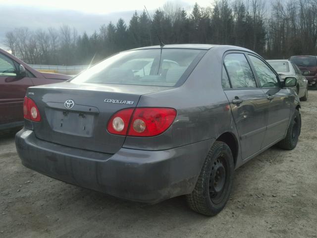 2T1BR32E17C794757 - 2007 TOYOTA COROLLA CE GRAY photo 4