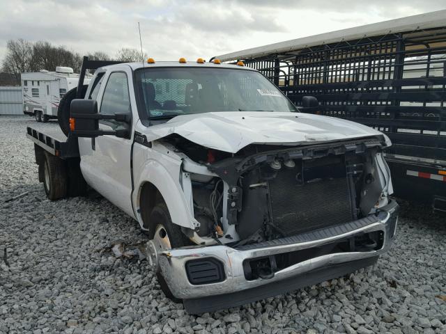 1FD8X3G63EEA08920 - 2014 FORD F350 SUPER WHITE photo 1