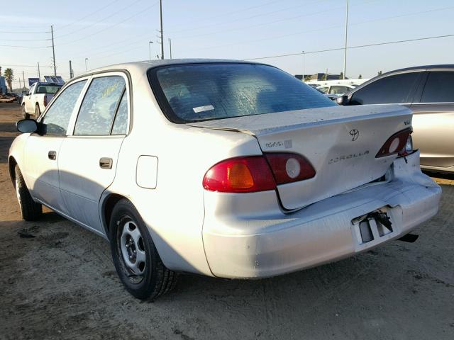 1NXBR12E61Z428030 - 2001 TOYOTA COROLLA CE SILVER photo 3