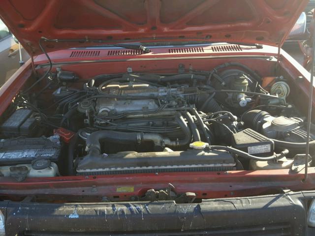 JT3VN39W1M0070519 - 1991 TOYOTA 4RUNNER VN RED photo 7