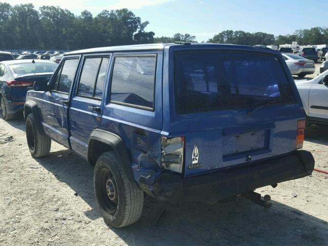 1J4FT28S6RL175250 - 1994 JEEP CHEROKEE S BLUE photo 3