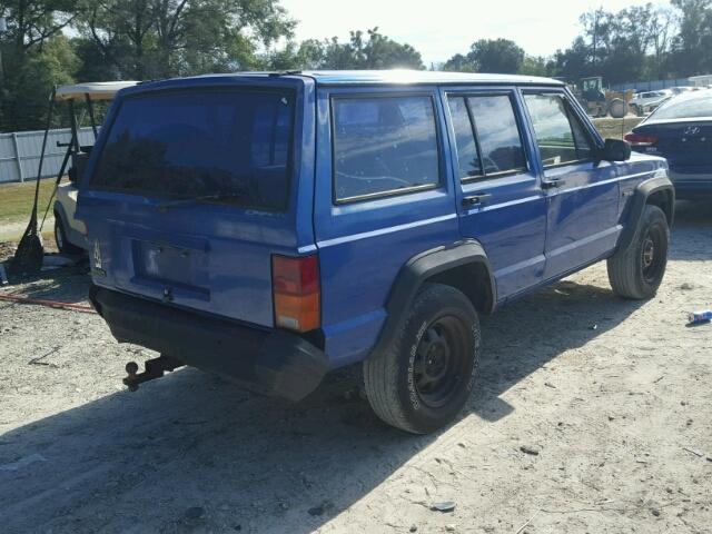 1J4FT28S6RL175250 - 1994 JEEP CHEROKEE S BLUE photo 4