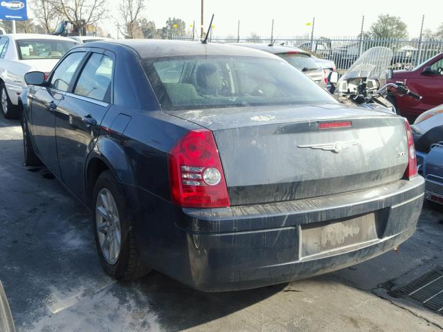 2C3KA43R68H312696 - 2008 CHRYSLER 300 LX BLUE photo 3