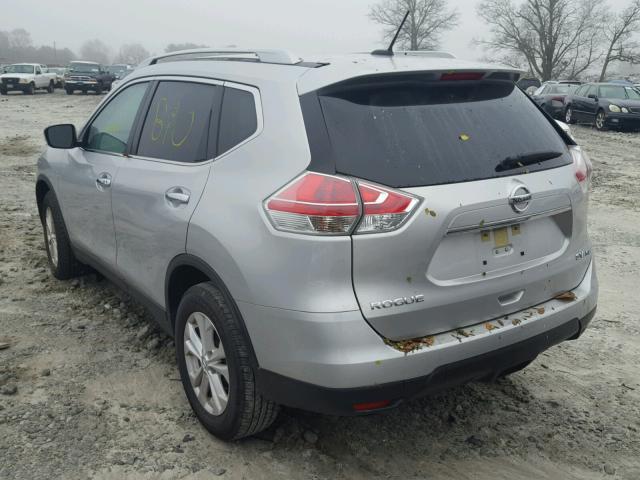 JN8AT2MV6GW151725 - 2016 NISSAN ROGUE S SILVER photo 3