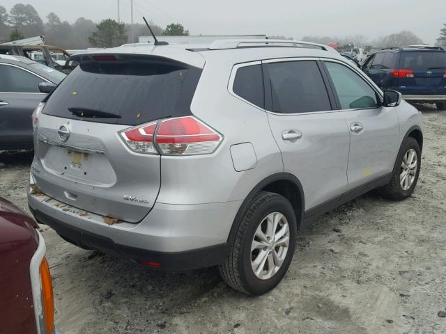 JN8AT2MV6GW151725 - 2016 NISSAN ROGUE S SILVER photo 4