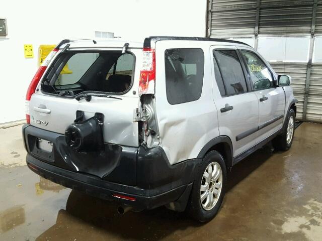 JHLRD78866C033920 - 2006 HONDA CR-V EX SILVER photo 4