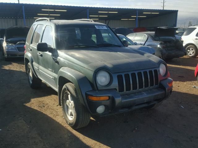 1J4GL58K63W578785 - 2003 JEEP LIBERTY LI GREEN photo 1