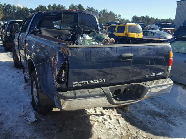 5TBBT44154S445842 - 2004 TOYOTA TUNDRA ACC BLUE photo 3